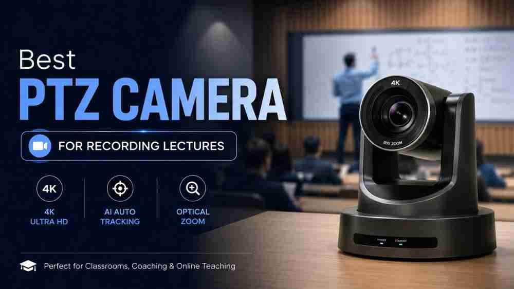 Best PTZ Camera for Recording Lectures in 2026 | ATVI vs MAXHUB vs iSlate