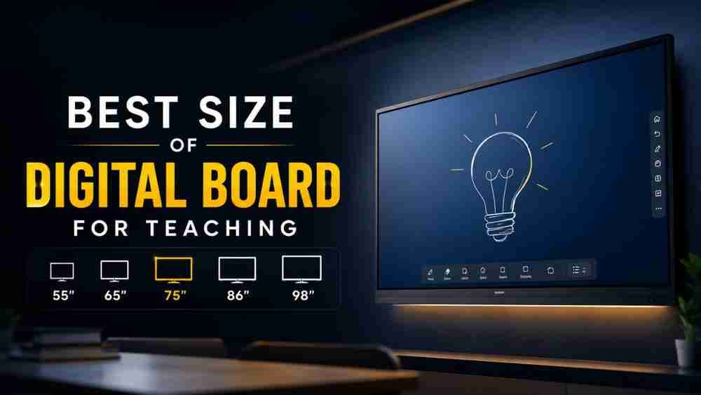 Best Size of Digital Board for Teaching & Price in India