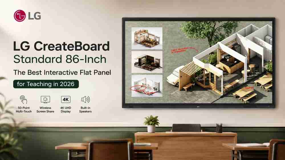 Best LG Interactive Flat Panel for Teaching 2026 | LG CreateBoard Standard