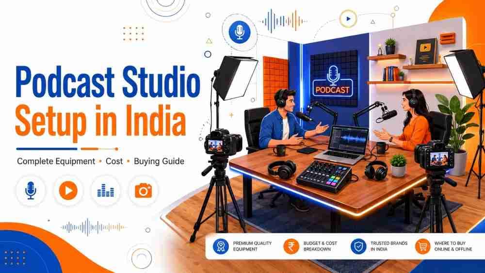 Podcast Studio Setup in India (2026): Complete Equipment, Cost & Buying Guide