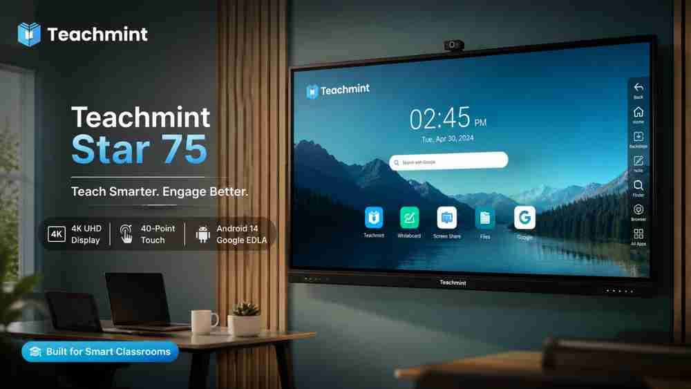 Best Teachmint Interactive Flat Panel for Teaching | Teachmint Star 75
