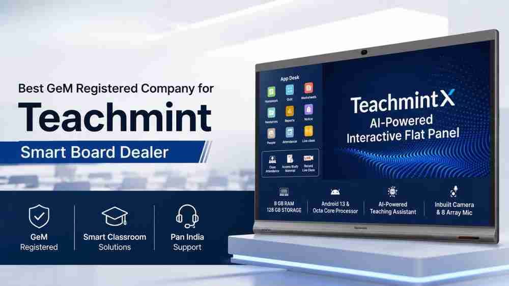 Best GeM Registered Teachmint Smart Board Dealer in India