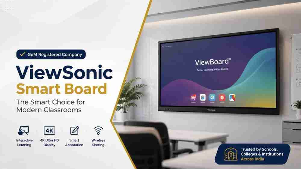 Best GeM Registered ViewSonic Smart Board Dealer in India | Edumark