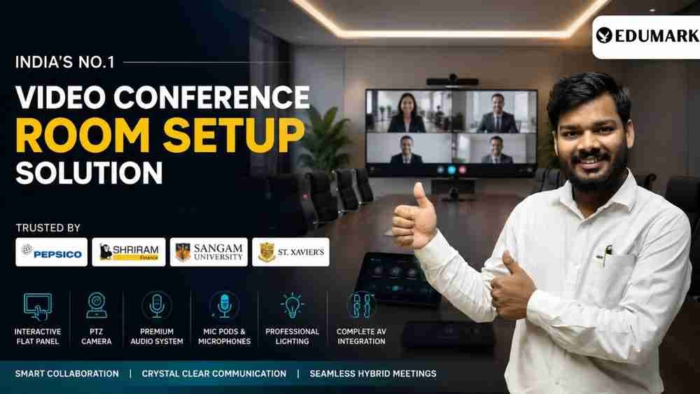 India's No.1 Video Conference Room Setup Solution | Edumark Technologies