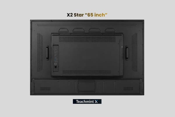  Teachmint X 65 Star - 4K Interactive Flat Panel for Smart Classrooms | Android 14 EDLA