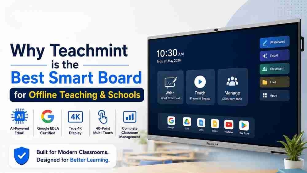 Why Teachmint is the Best Smart Board for Offline Teaching & Schools in 2026