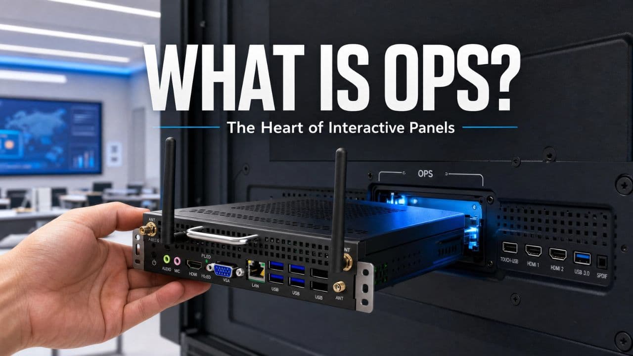 What is OPS in Interactive Flat Panels