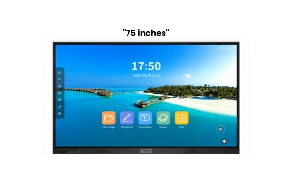 iSLate 75" Interactive Flat Panel | India's First Android 16 Smart Display